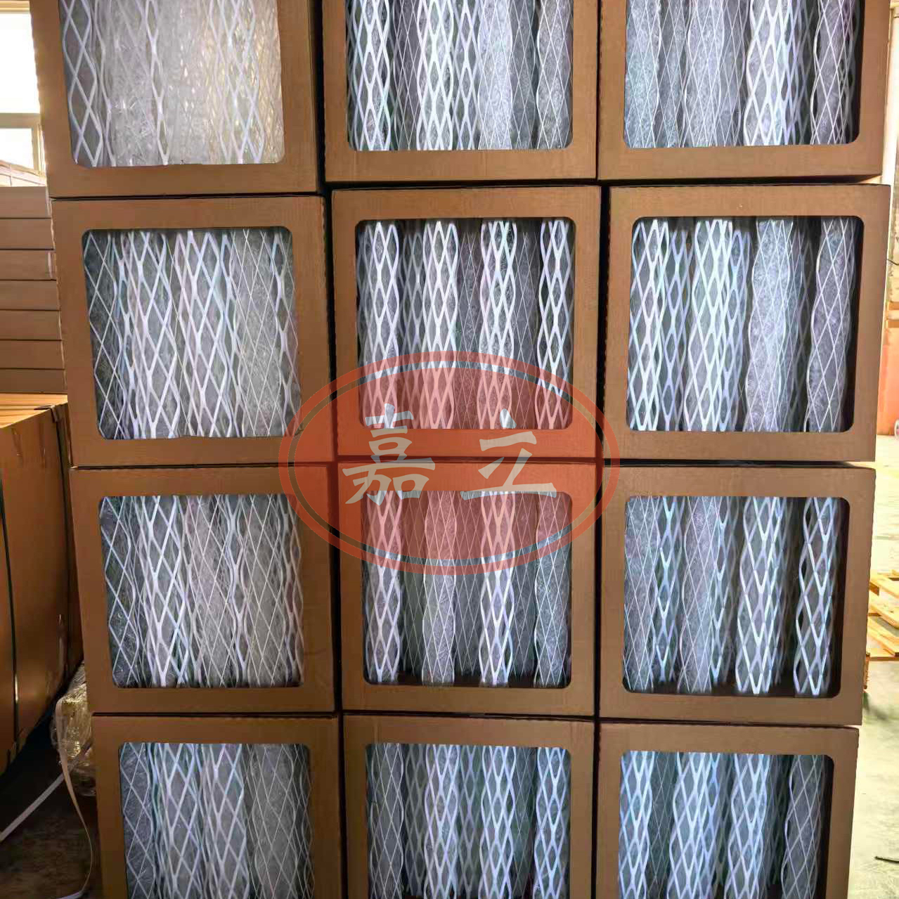 安新3D柱型漆雾过滤收集器